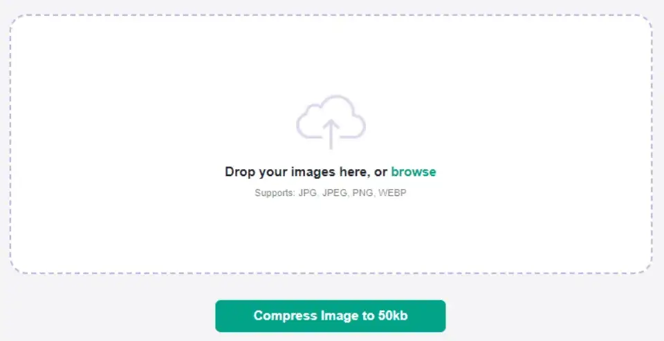 Step 1: Upload the image you want to compress