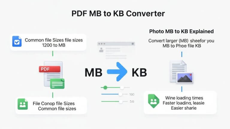 PDF MB to KB converter explained