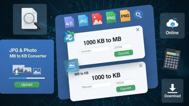 1000 KB to MB & JPG Converter